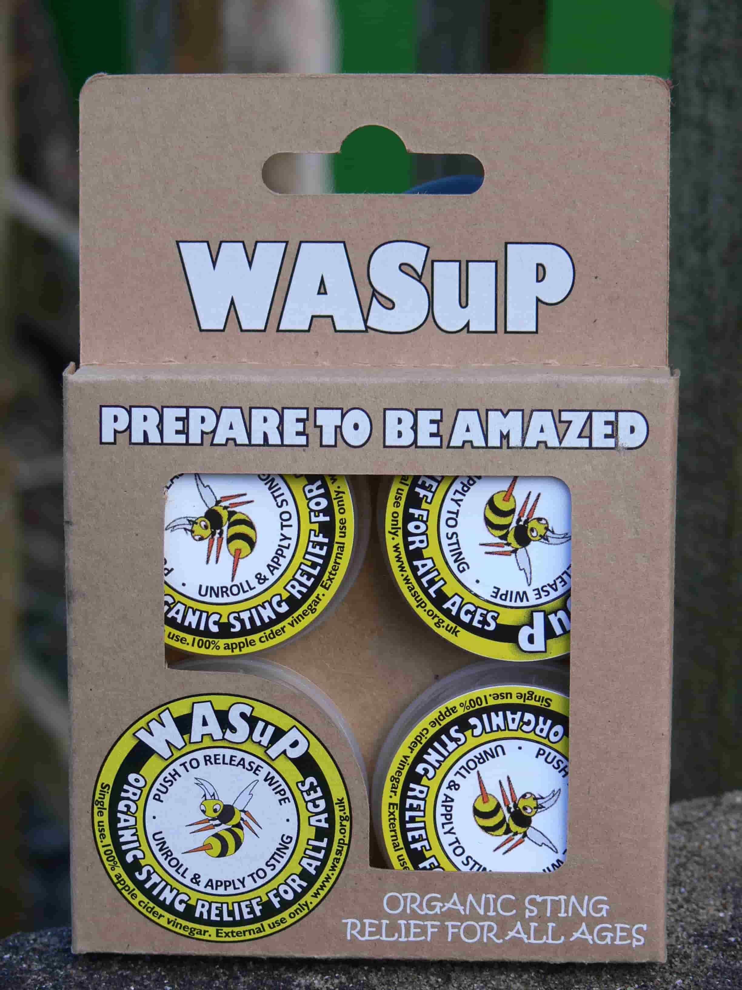Click to select a pack of four WASuP